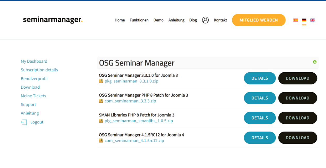 SeminarManagerInstallation1