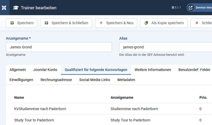 Trainerqualifizierung