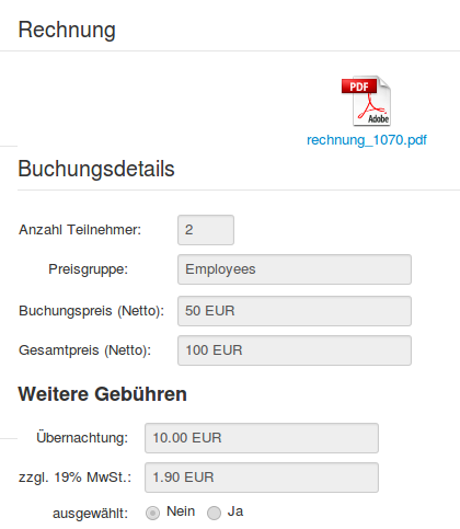 smanbooking neu rechts nach rechnung