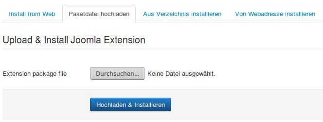 sman install erweiterungen